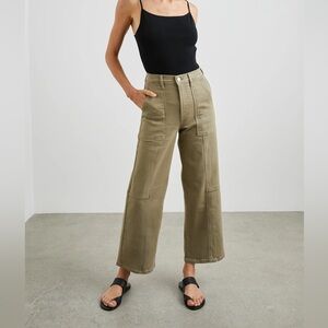 Rails Washed Olive Getty Cropped Pants
